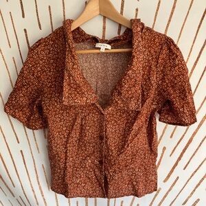 Vetta Capsule Button Up Blouse NWOT